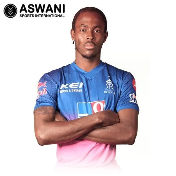 Rajasthan Royals Cricket Jersey, RR Player Edition ARCHER 22 MENS Match Shirt, Dream11 IPL 2020