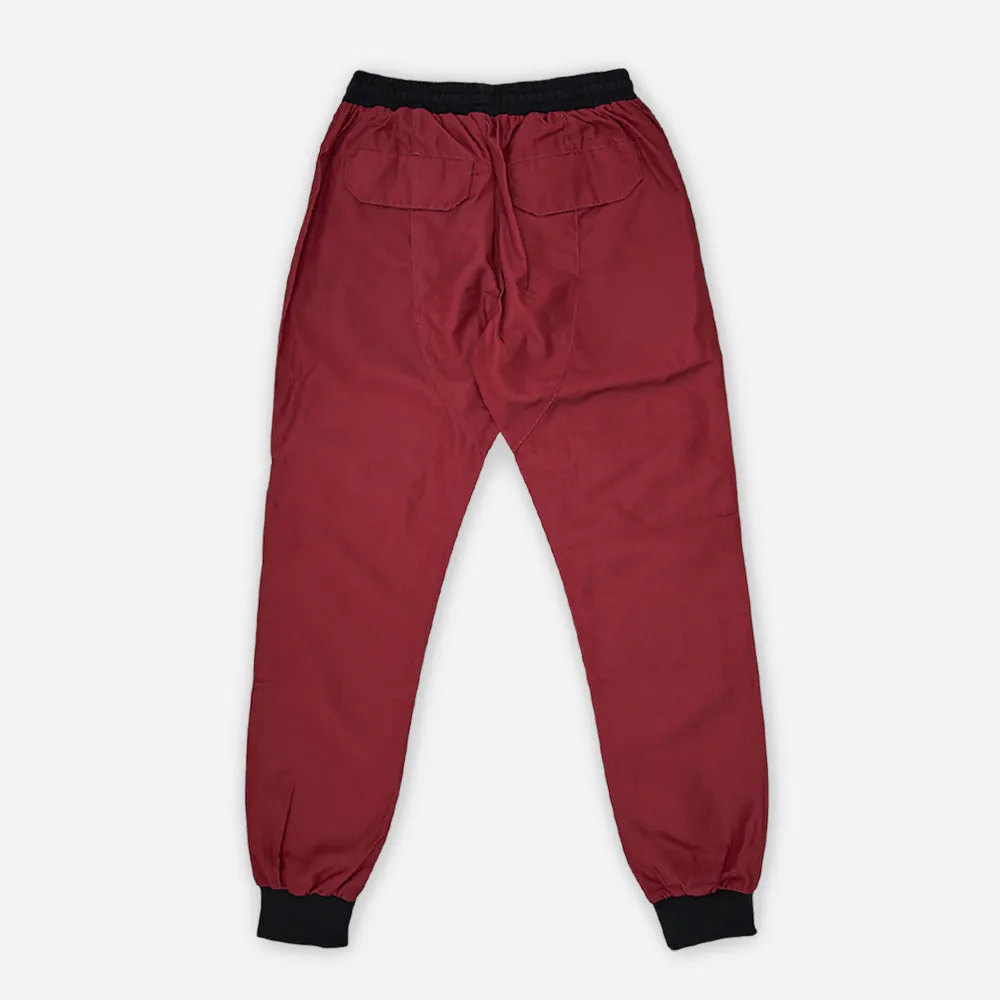 Rebirth Nylon Joggers Berry