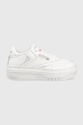 Reebok Classic leather sneakers Club C Extra white color