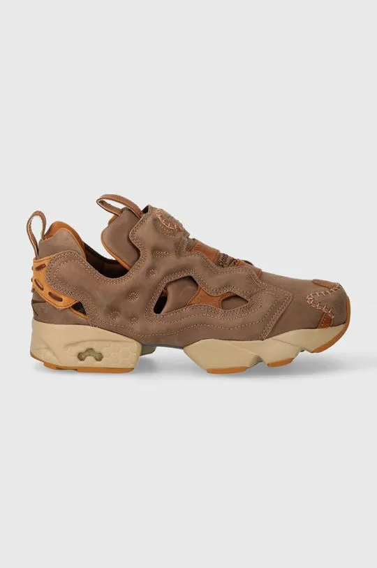 Reebok Classic nubuck sneakers Instapump Fury 94 brown color 100074126