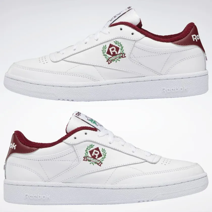 REEBOK CLUB C 85 - Ftwr White / Ftwr White / Classic Burgundy