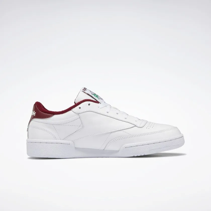 REEBOK CLUB C 85 - Ftwr White / Ftwr White / Classic Burgundy