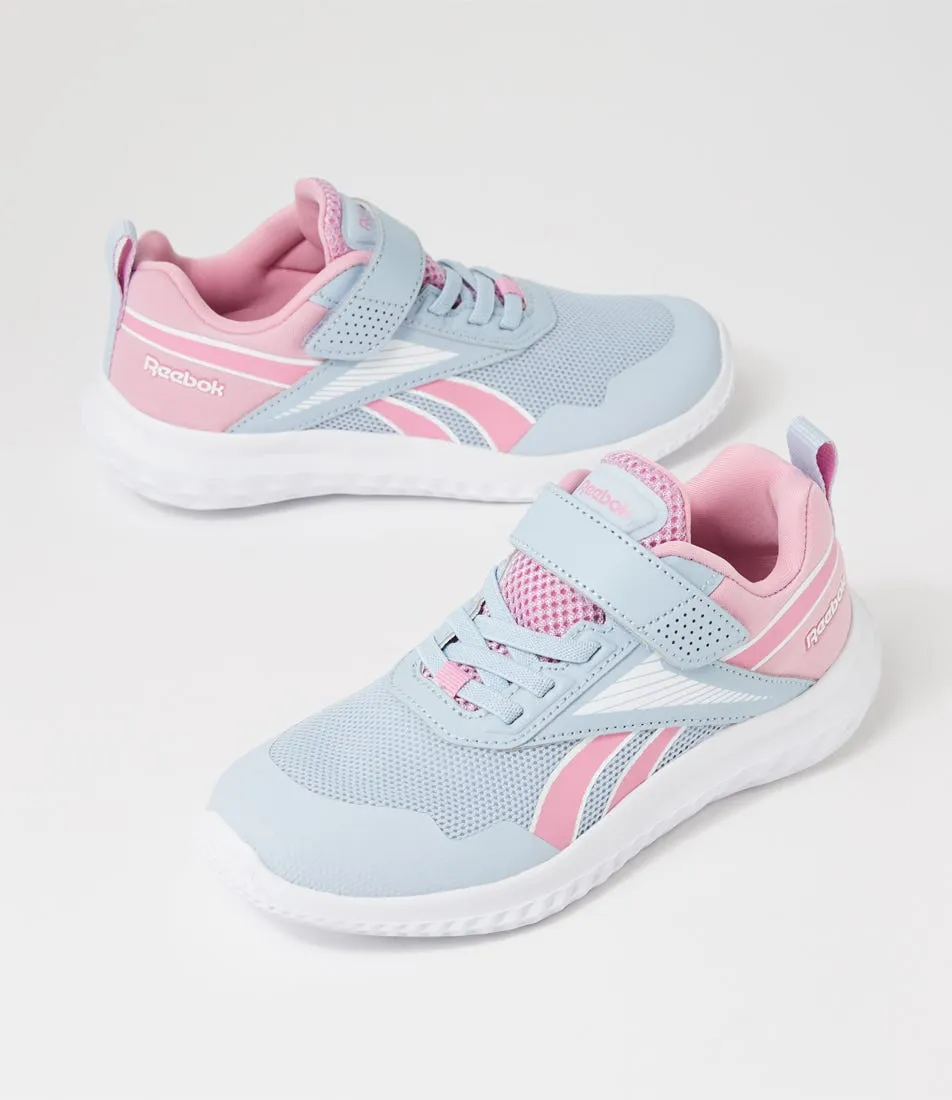 REEBOK Rush R 5 Alt Jnr Pale Blue White Pink Sneakers