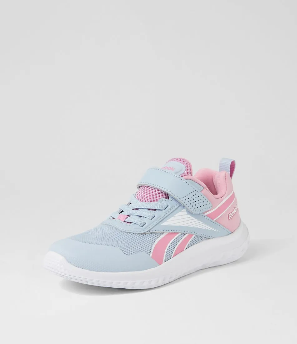 REEBOK Rush R 5 Alt Jnr Pale Blue White Pink Sneakers