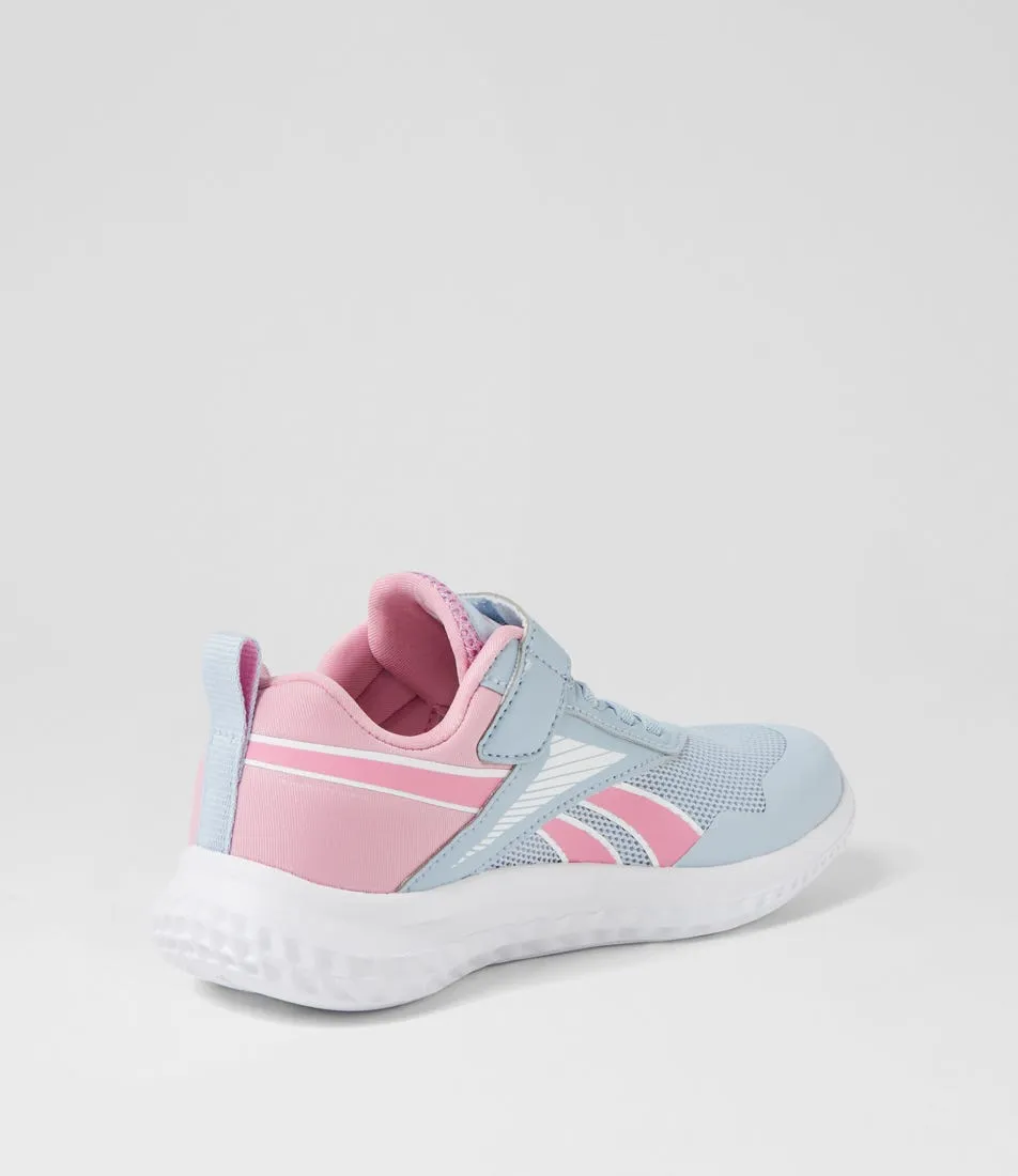 REEBOK Rush R 5 Alt Jnr Pale Blue White Pink Sneakers