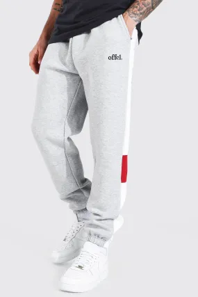 Regular Fit Official Colour Block Joggers