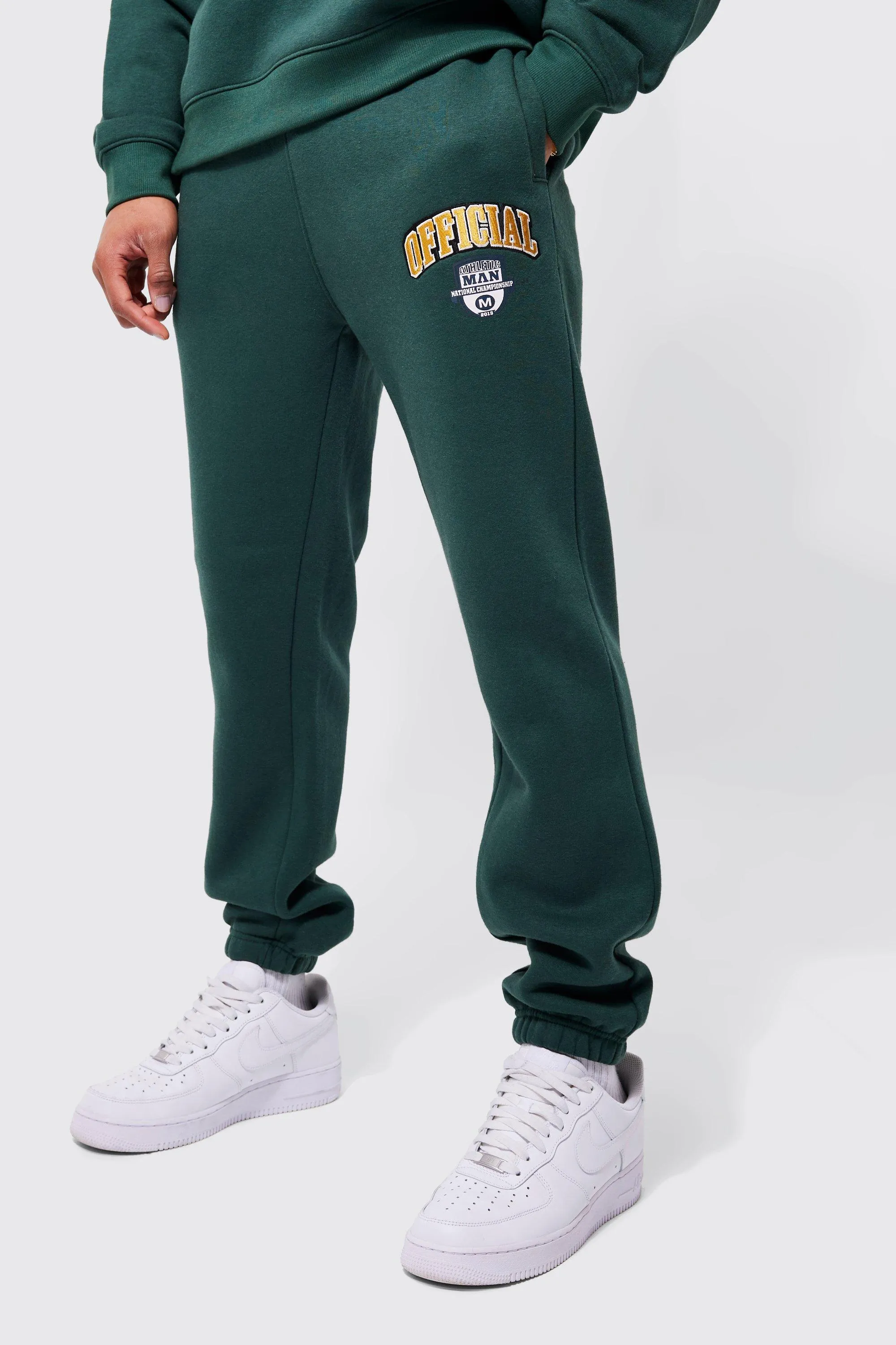 Regular Fit Varsity Graphic Joggers