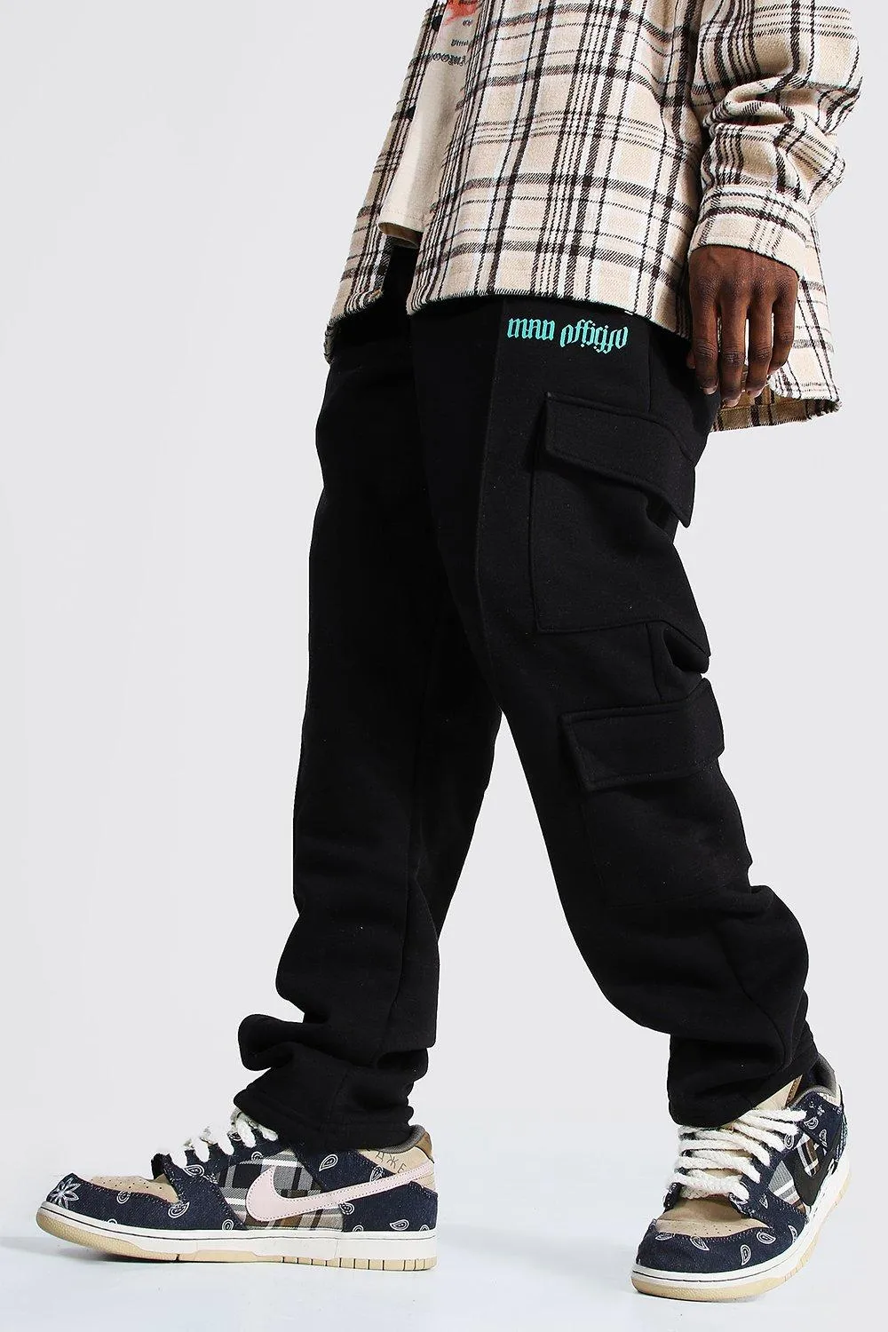 Regular Man Official Pintuck Cargo Joggers