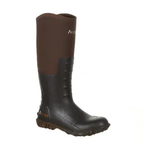 Rocky Core Chore Women's Rubber Outdoor Boot RKS0377 DARK BROWN