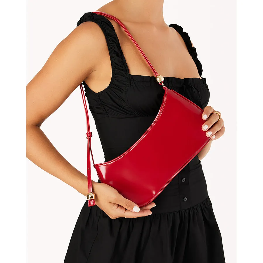 ROSABELLE SHOULDER BAG - STRAWBERRY SHINE