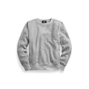 RRL Fleece Crewneck Sweatshirt - Athletic Grey