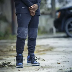 Rudimental Paneled Terry Joggers Black