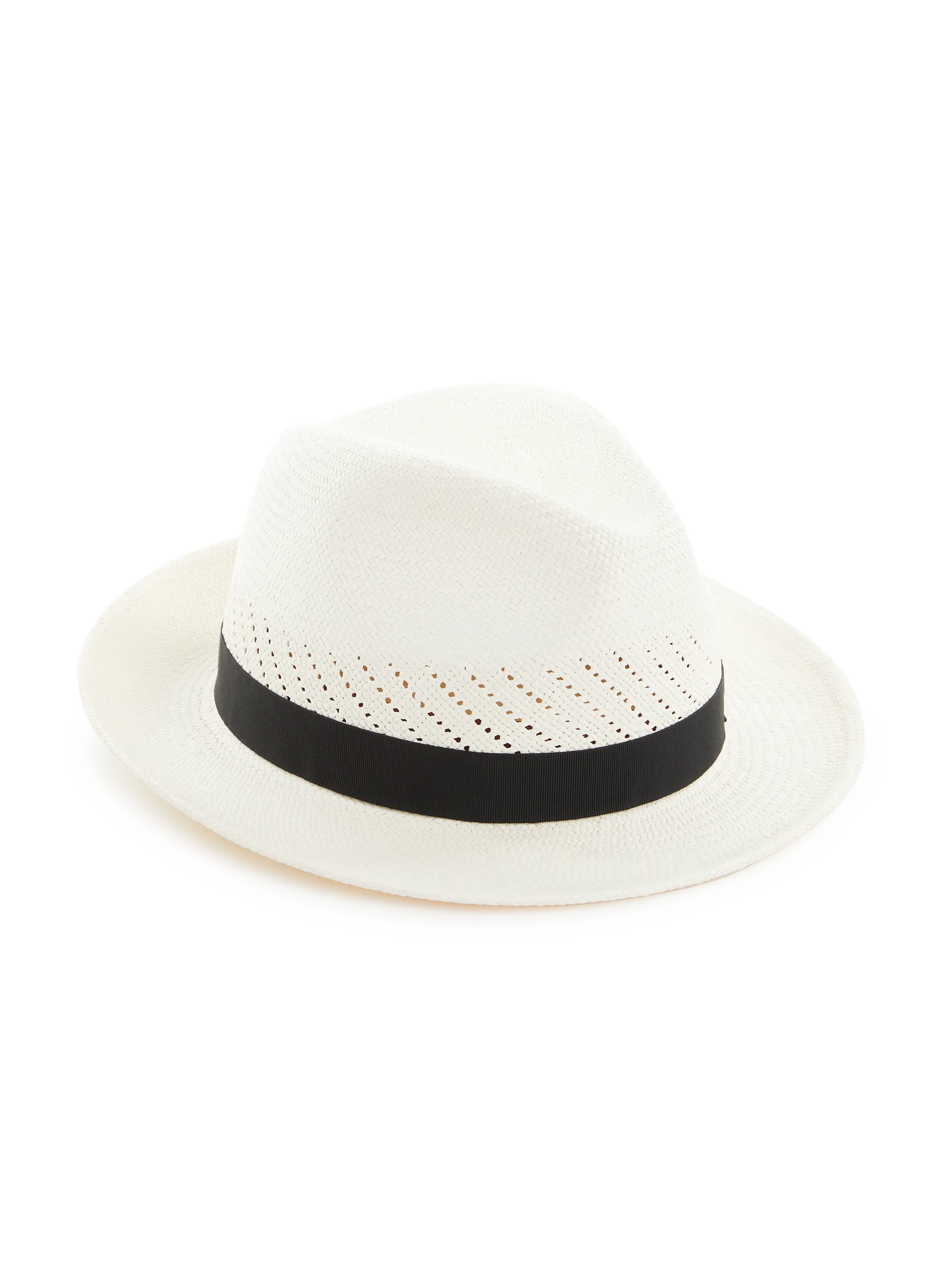 Saison 1865  Straw Panama hat - Multicolour