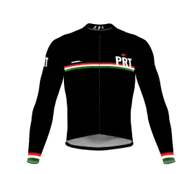 ScudoPro Pro Thermal Long Sleeve Cycling Jersey Country CODE Portugal Black | Men and Women