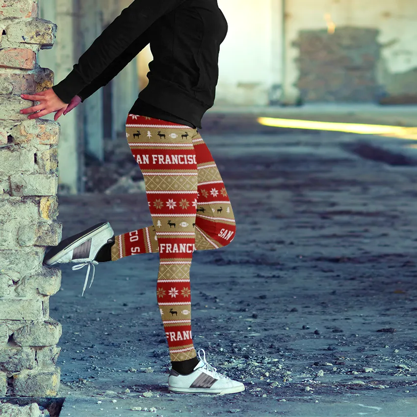 SF Christmas FB Leggings