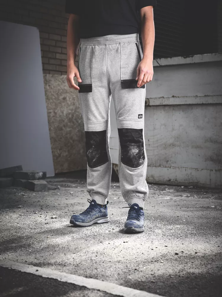 Site Malamute Joggers Grey X Large 36" W 32" L - Screwfix