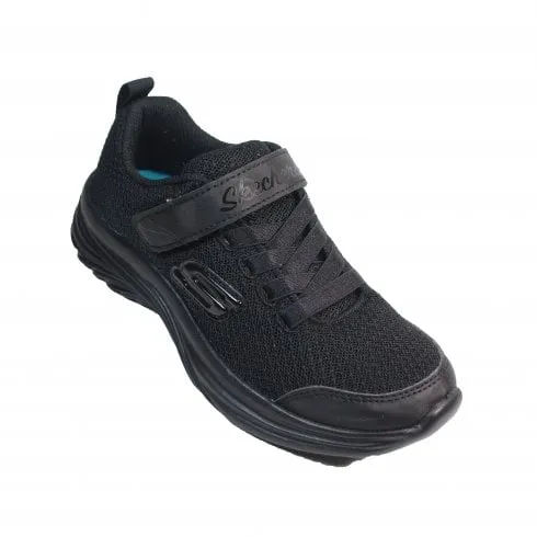 Skechers Dreamy Dancer - Miss Minimalistic | Black | Childrens School Trainers