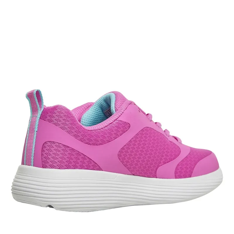 SKECHERS Girls Go Run 400 Runner Reset Trainers Pink/Aqua