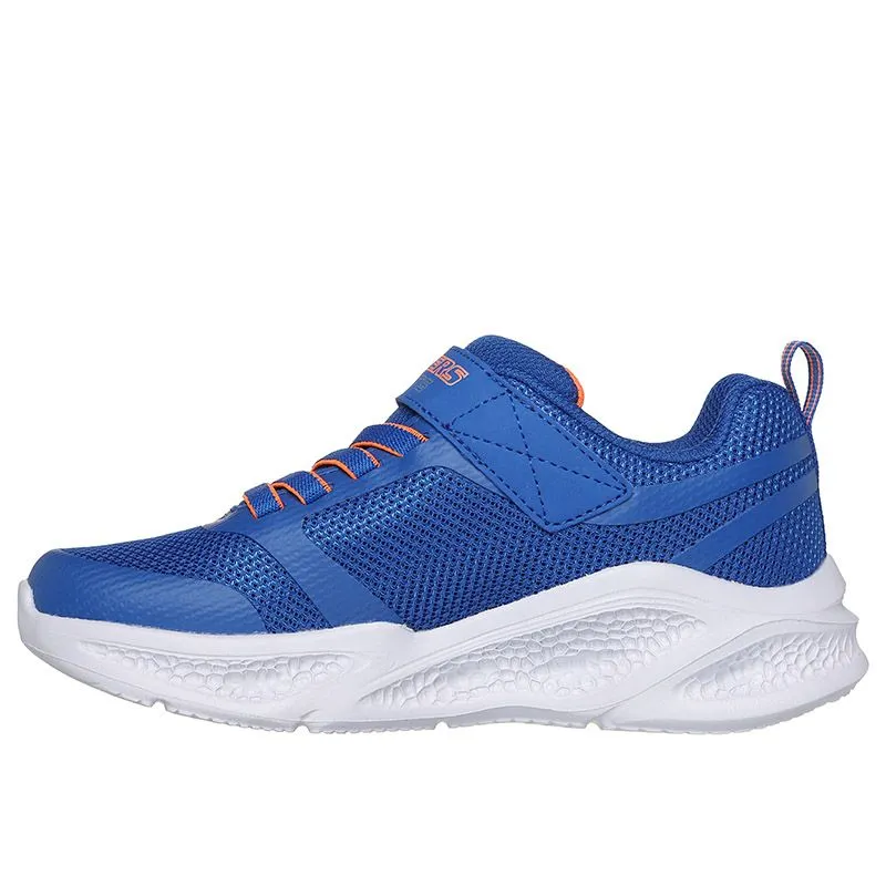 Skechers Kids' S-Lights: Meteor-Lights Junior Trainers Blue / Orange - SS24