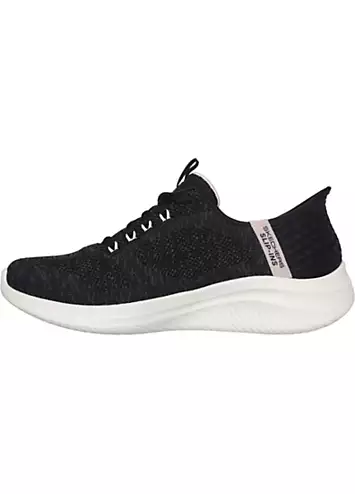 Skechers Ladies Black Slip-ins Ultra Flex 3.0 Trainers | Grattan