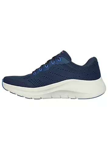 Skechers Ladies Blue Arch Fit 2.0 Big League Trainers | Grattan