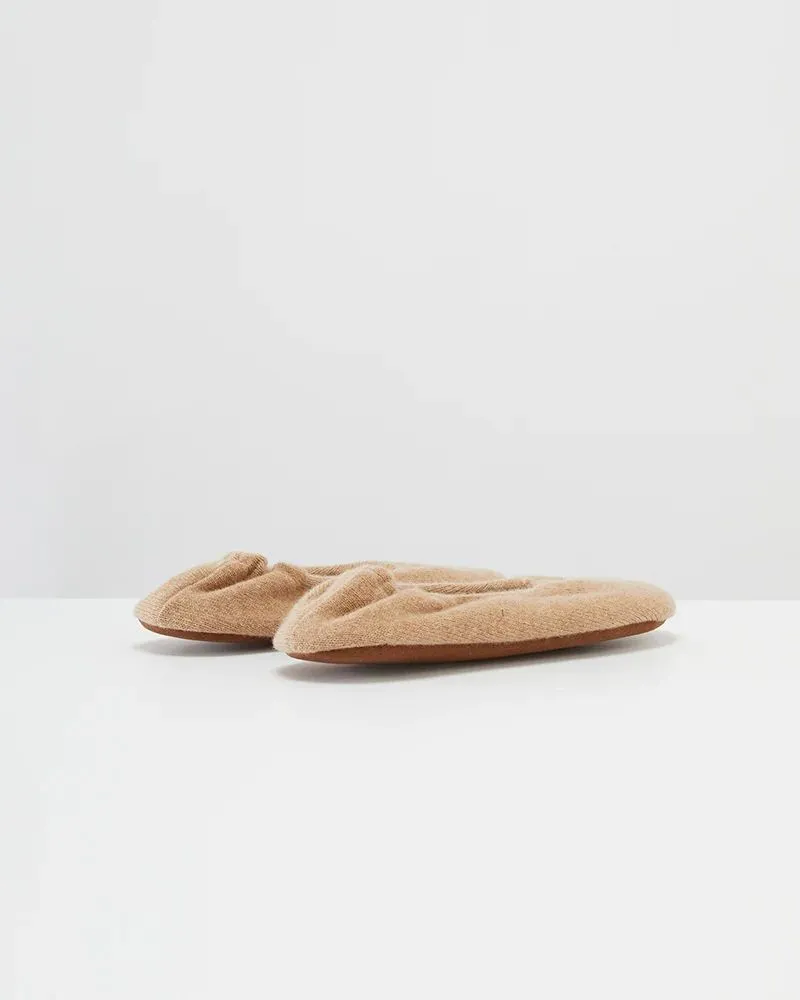 SKIN Cashmere Ballet Slipper - Dune