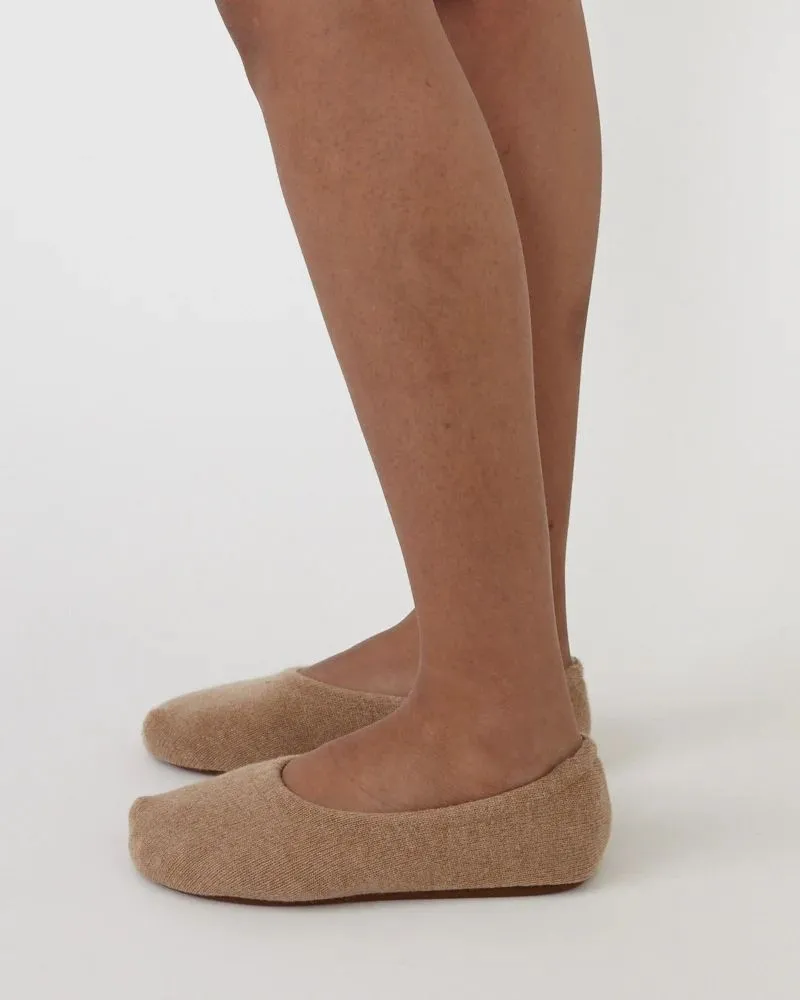 SKIN Cashmere Ballet Slipper - Dune