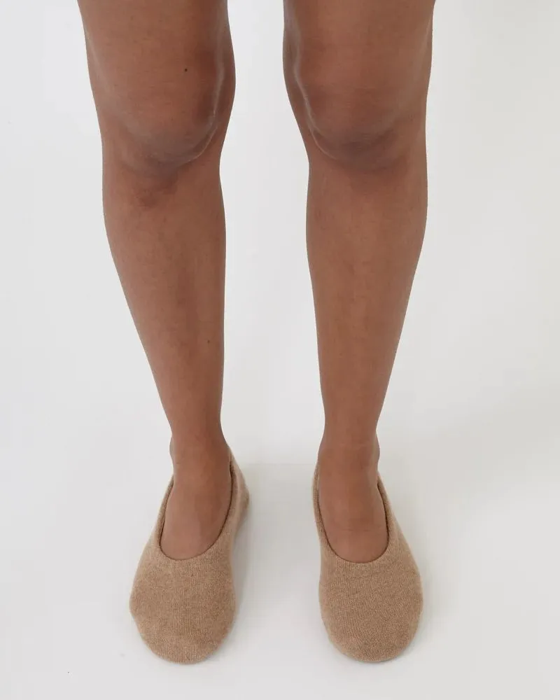 SKIN Cashmere Ballet Slipper - Dune