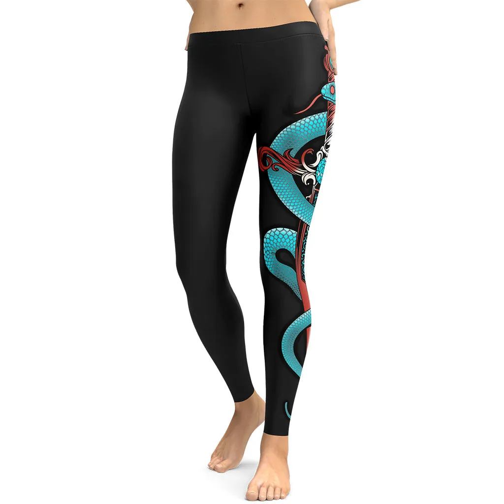 Snake & Sword Leggings