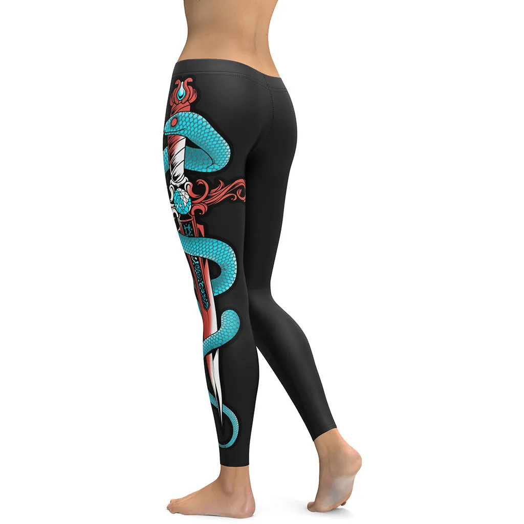 Snake & Sword Leggings