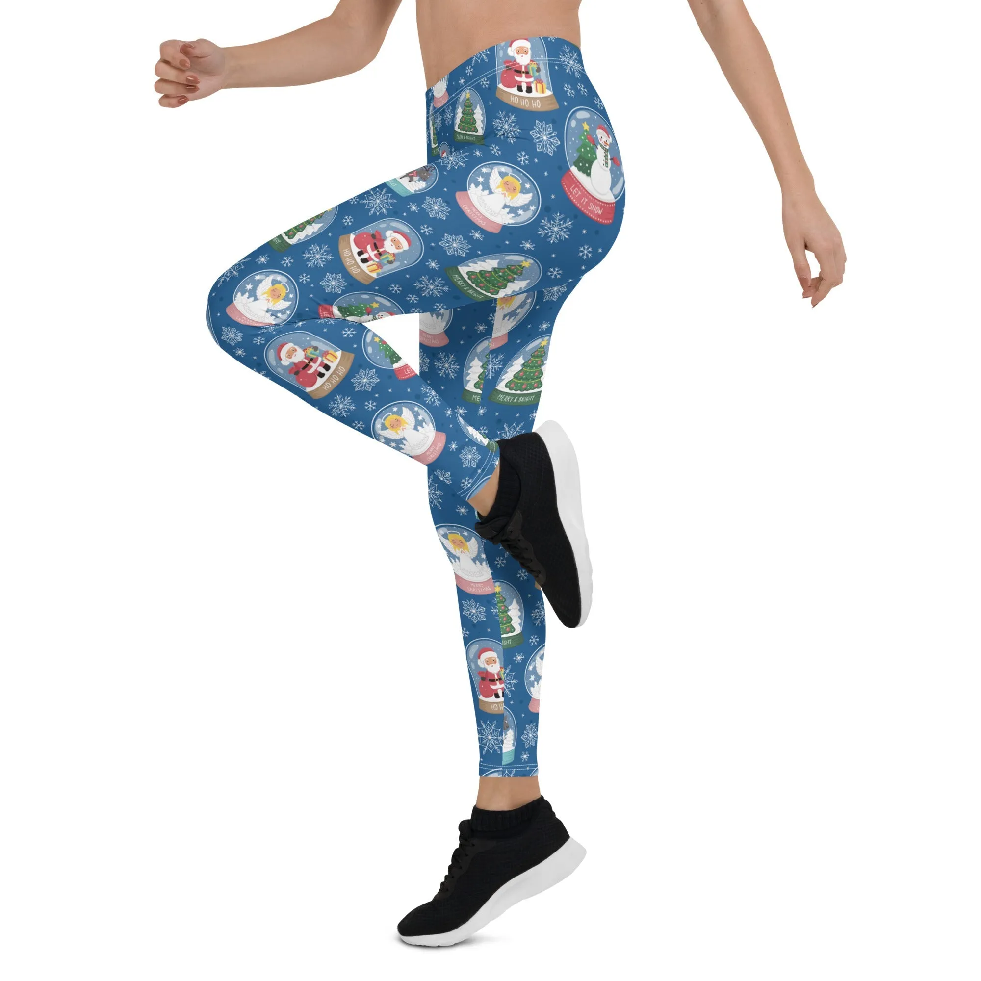 Snow Globe Pattern Leggings