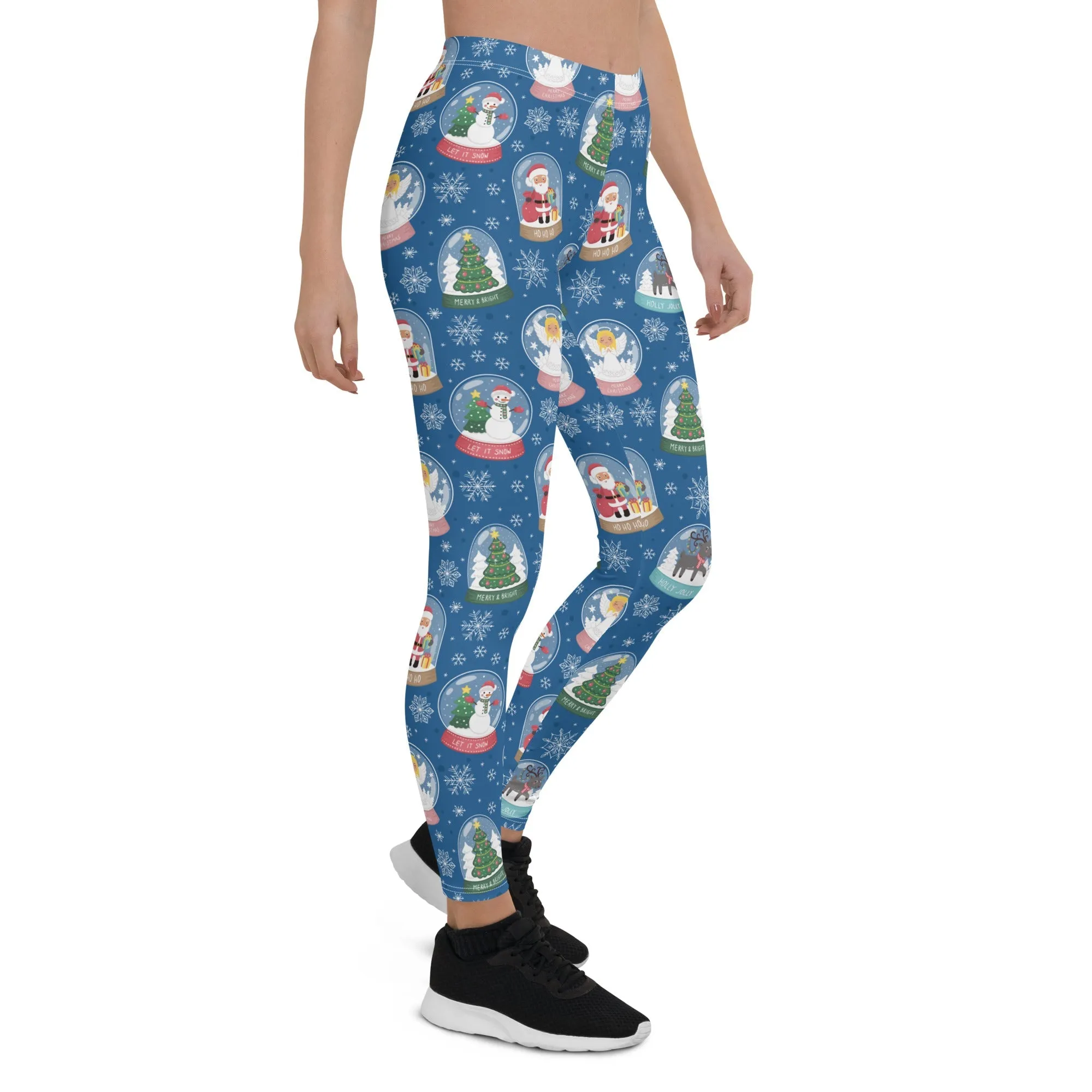 Snow Globe Pattern Leggings