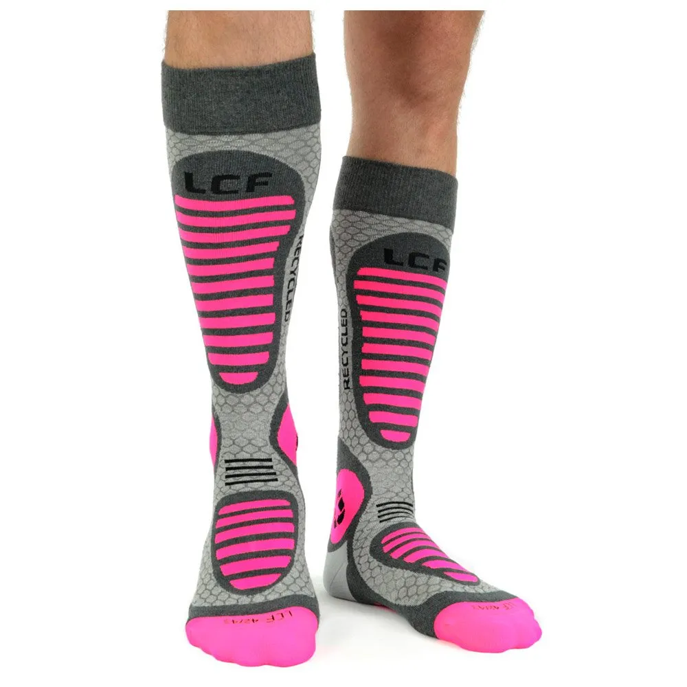 Socks La Chaussette de France ---Ski Recycled Gris Rose