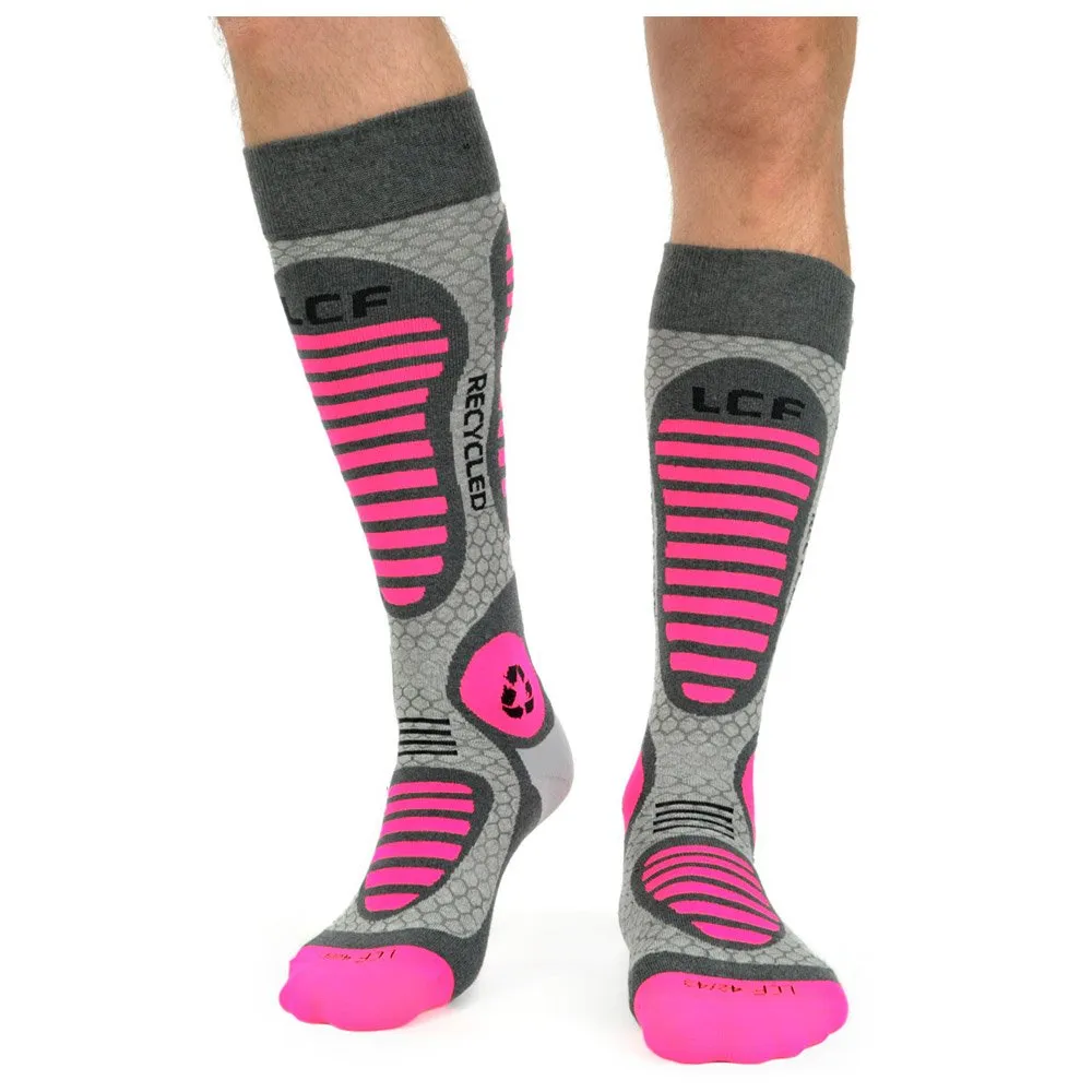 Socks La Chaussette de France ---Ski Recycled Gris Rose