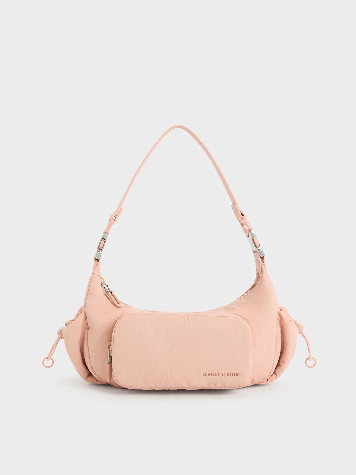 Soleil Nylon Shoulder Bag - Pink