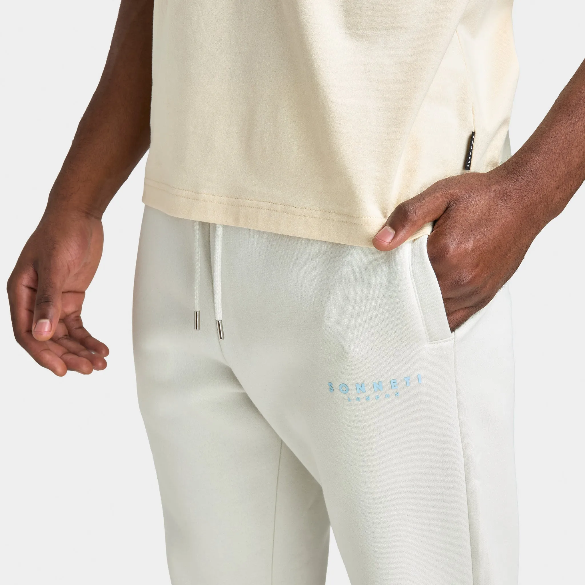 Sonneti London Fleece Joggers / White Onyx