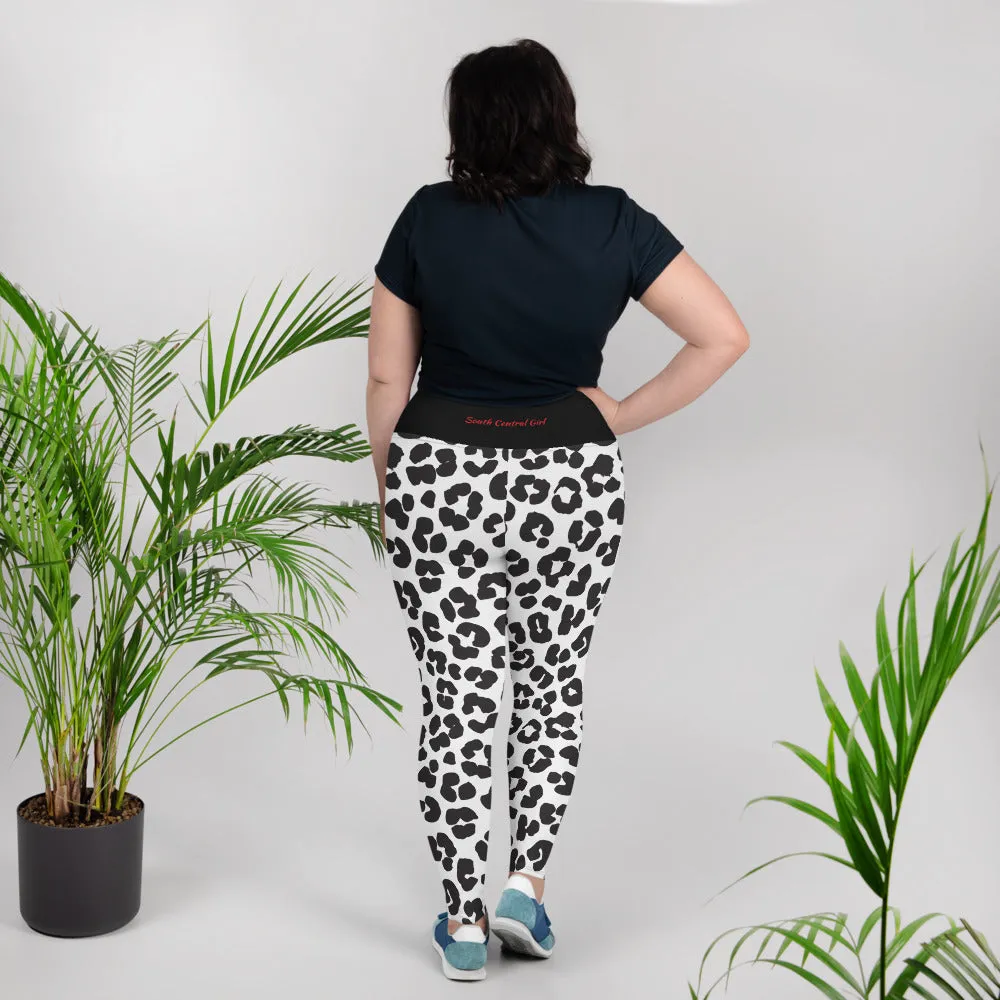 South Central Girl Leopard Plus Size Leggings