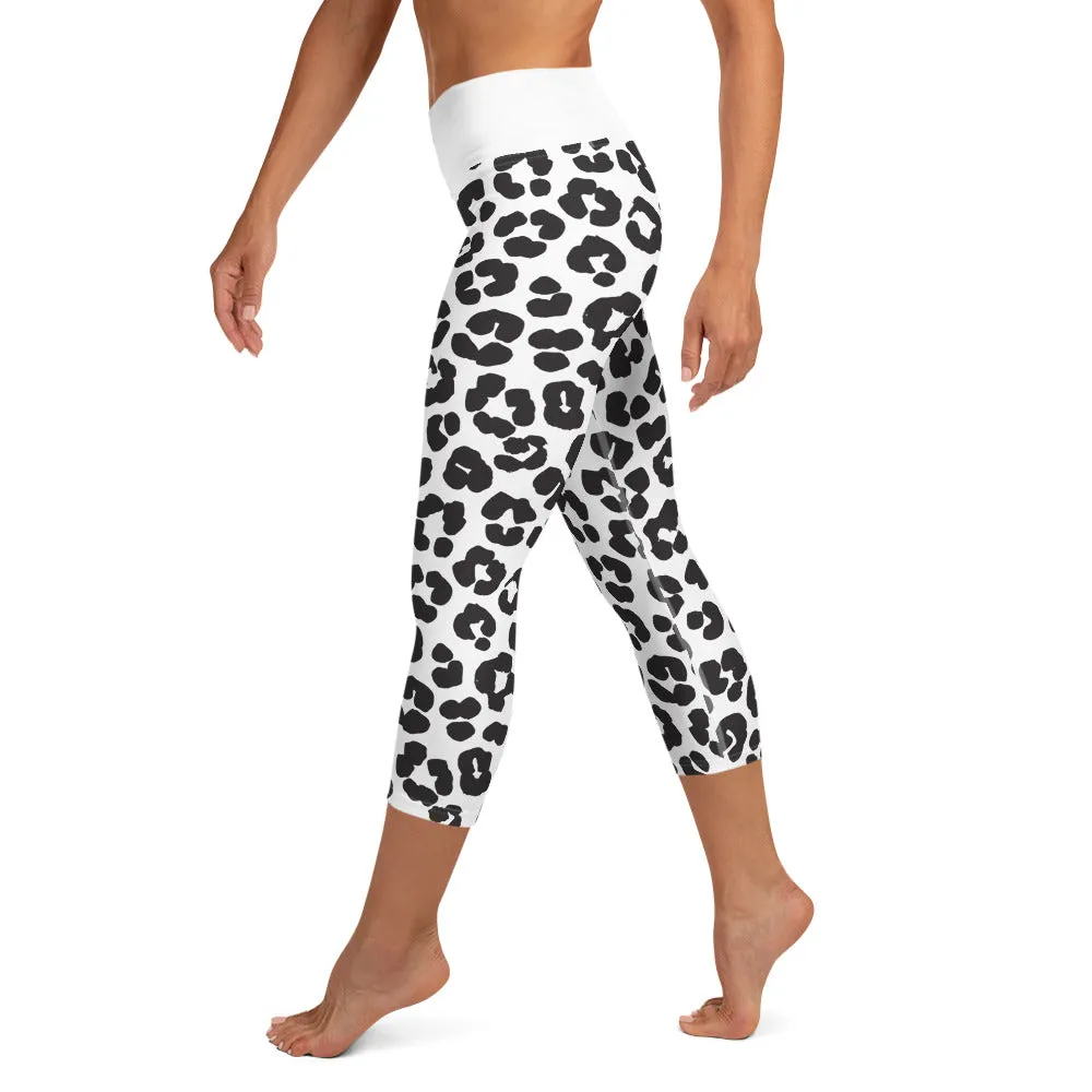 South Central Girl Leopard Yoga Capri Leggings