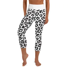 South Central Girl Leopard Yoga Capri Leggings