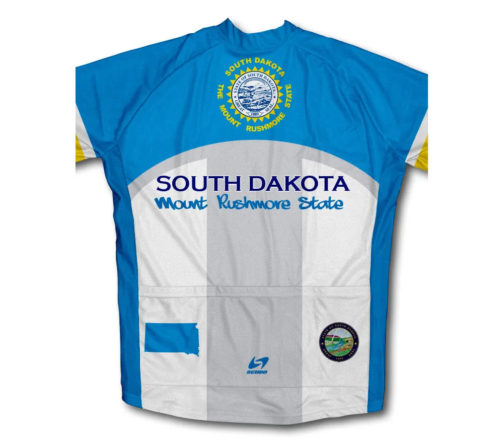 South Dakota Flag Winter Thermal Cycling Jersey