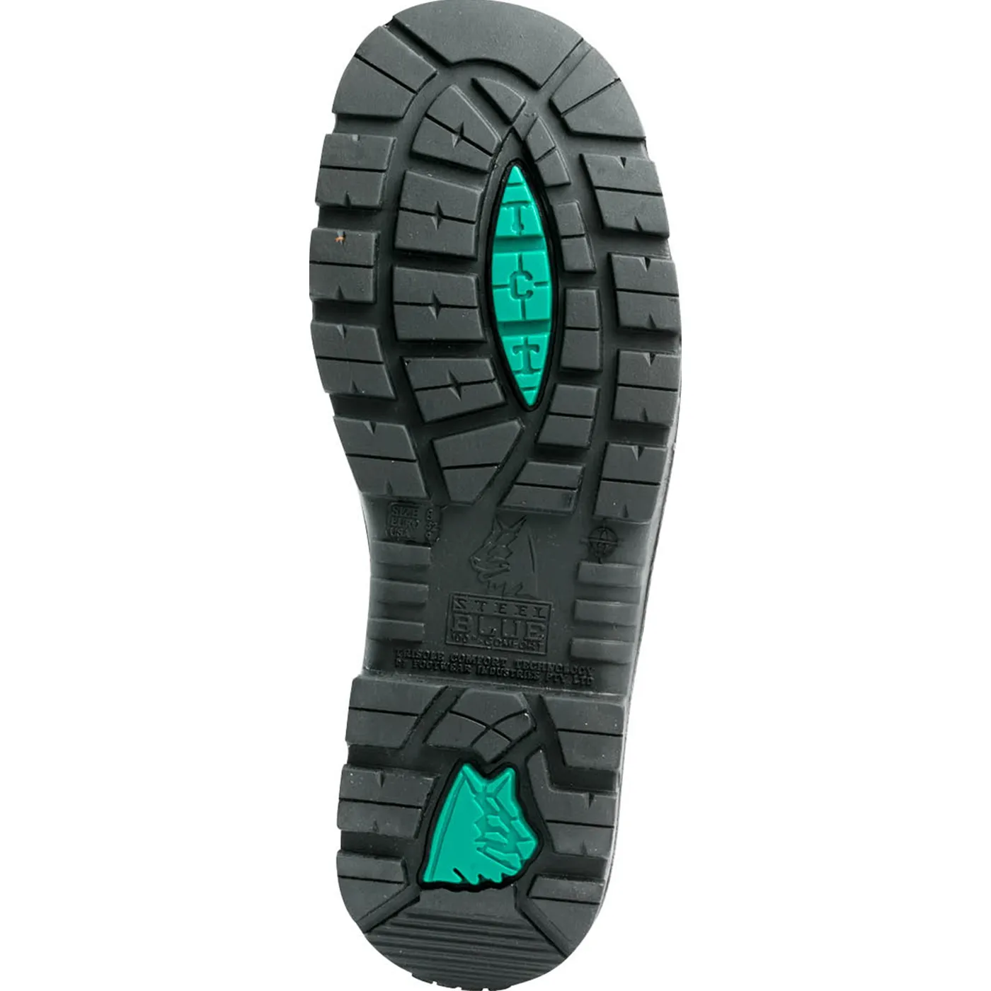 Steel Blue Argyle Zip Bump Steel Toe Internal Metatarsal Puncture-Resisting Zipper Work Boot