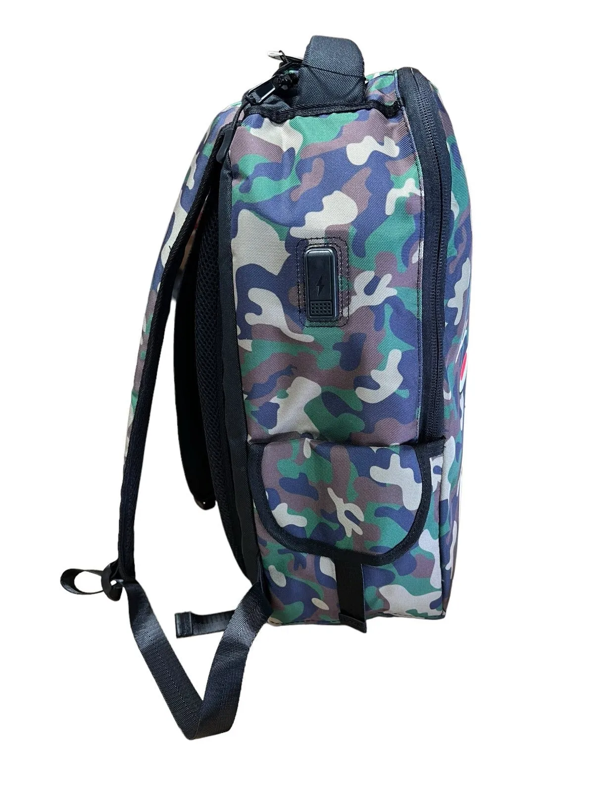 Streetz Watchin Army Camo Shark Backpack