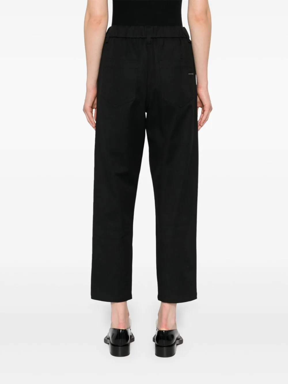 STRETCH COTTON TROUSERS