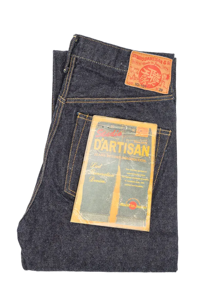 Studio D’Artisan SD-101 15oz Indigo Denim Jeans - Straight Leg Fit