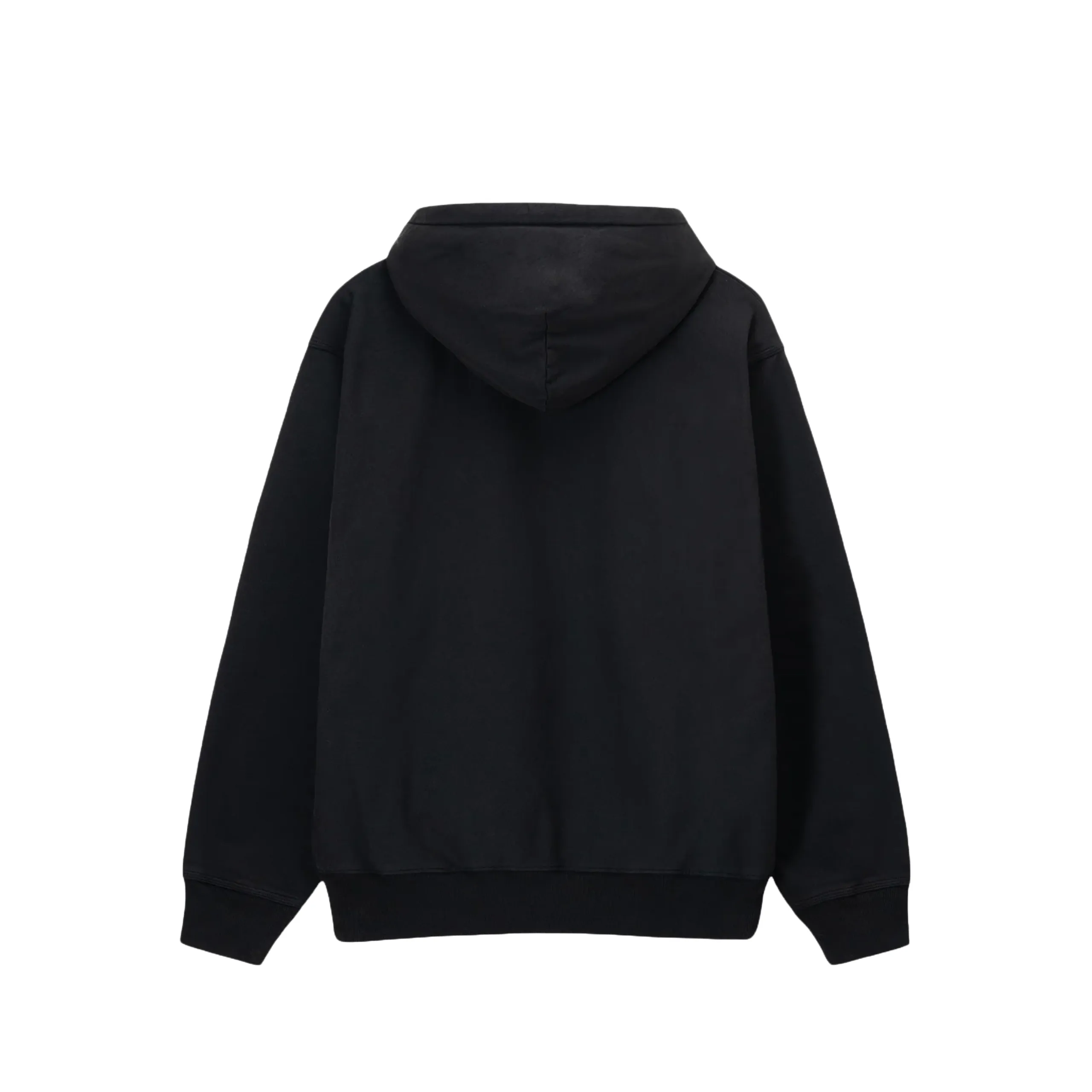 Stussy Stock Logo Hoodie - Washed Black exclusive at Remix