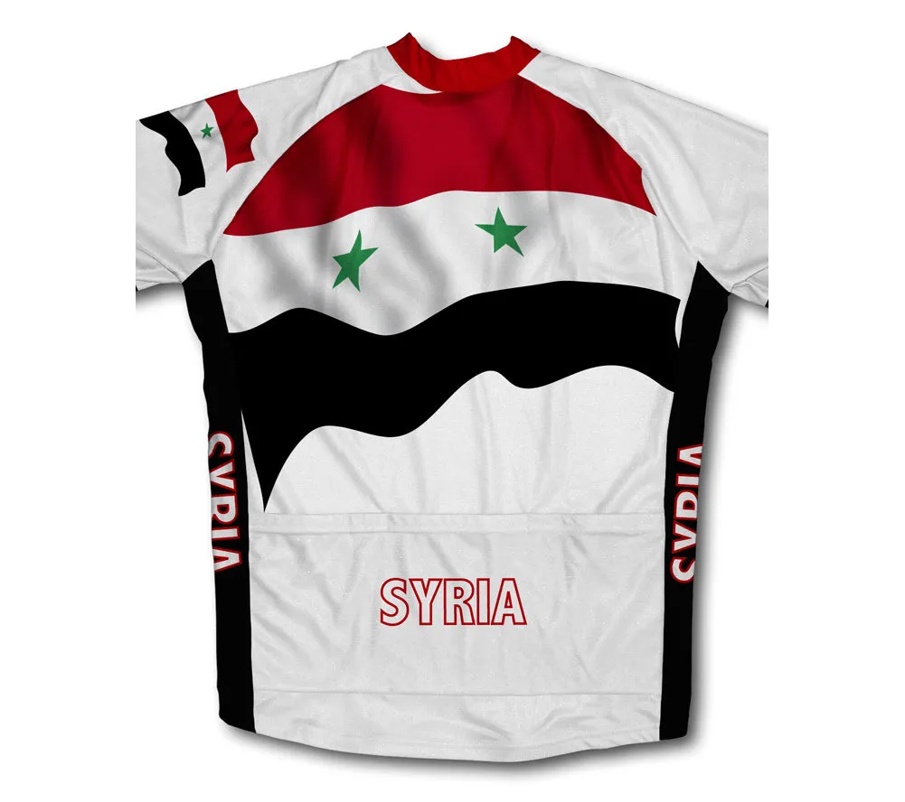 Syria Flag Winter Thermal Cycling Jersey