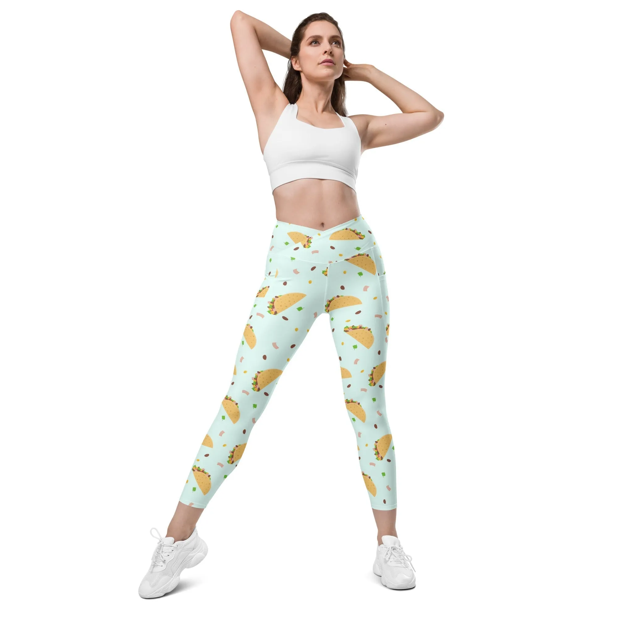 Tacos Crossover Leggings With Pockets