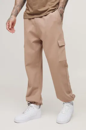 Tall Interlock Slim Fit Smart Cargo Joggers