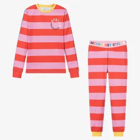 Teen Girls Pink & Red Thermal Trouser Set