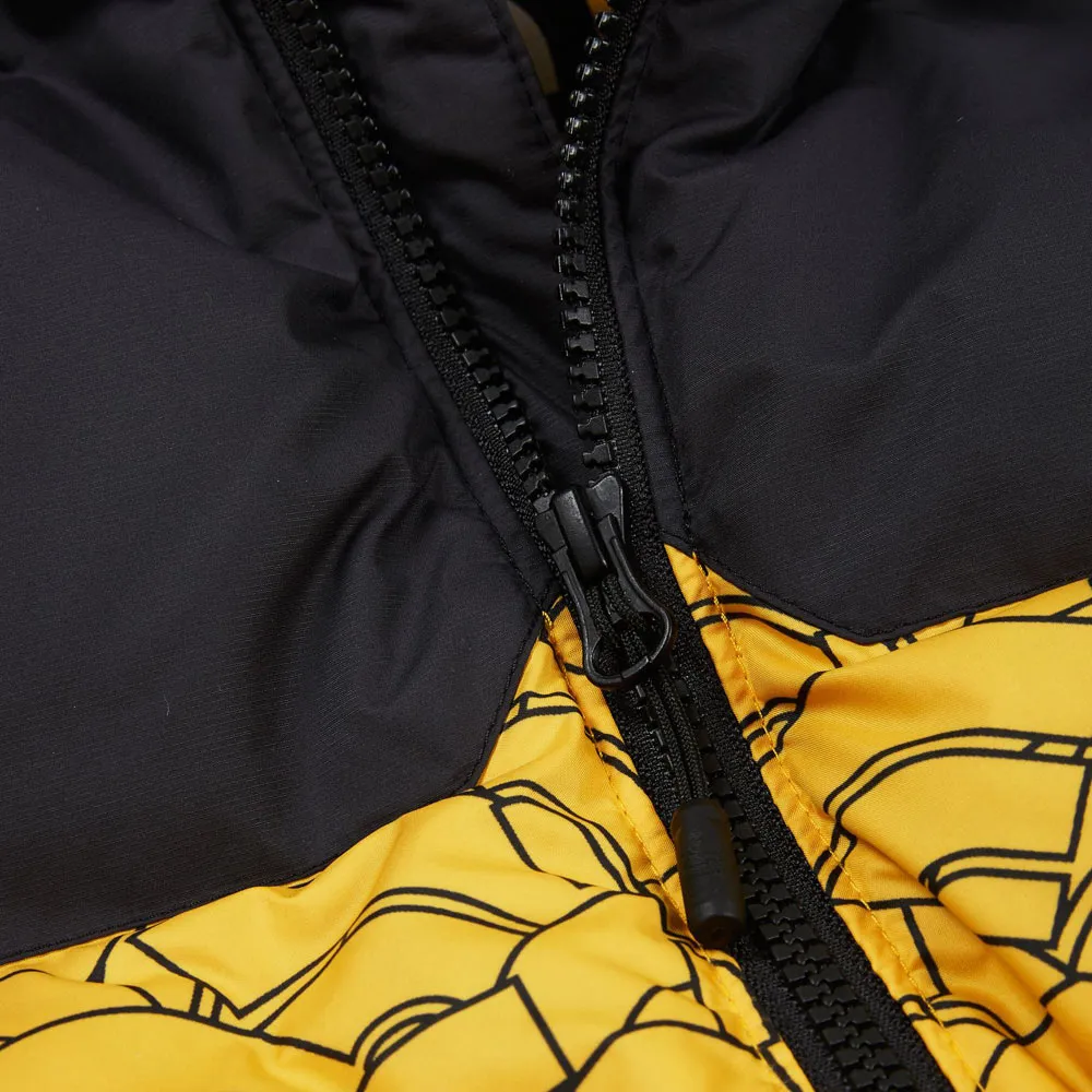 The North Face 1992 Nuptse Jacket TNF Yellow Dome Print